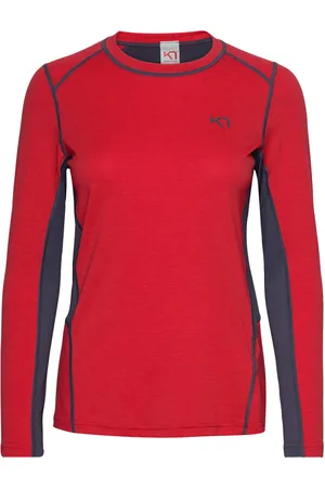 Kari Traa Sval Longsleeve Sport T-shirts & Tops Long-sleeved Red