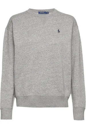 Ralph Lauren Fleece Pullover Tops Sweatshirts & Hoodies Sweatshirts Grey