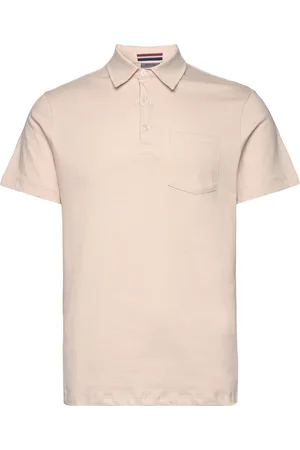 Snoot Arese Ss Polo M Tops Polos Short-sleeved Cream
