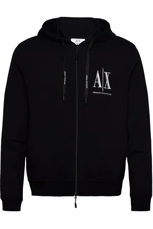 Armani Exchange Sweatshirts Tops Sweatshirts & Hoodies Hoodies Black