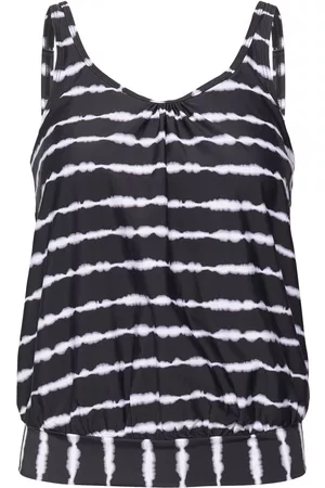 Wiki Tankini Top Tankini Badedragt Black