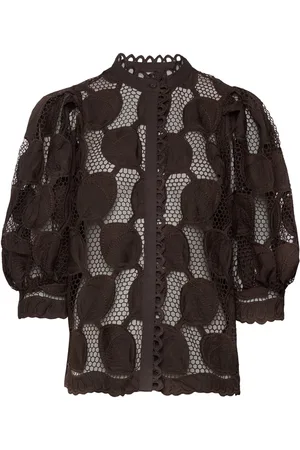 Copenhagen Muse Cmmali Blouse Tops Blouses Short-sleeved Brown