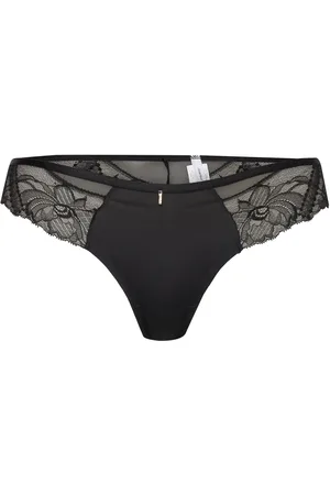 Chantelle Orangerie Dream Tanga Designers Panties Thong Black