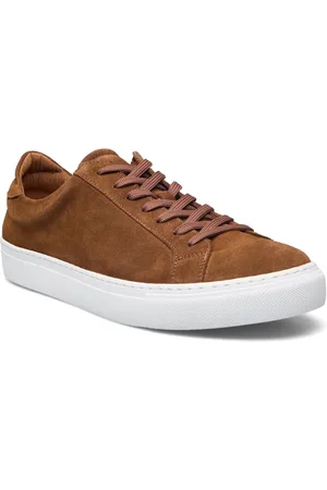 GARMENT PROJECT Type - Cognac Suede Low-top Sneakers Brown
