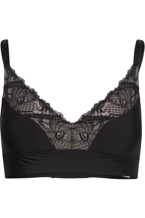 Chantelle Orangerie Dream Wirefree Support Foam Bra Designers Bras & Tops Soft Bras Non Wired Bras Black