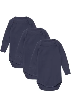 Copenhagen Colors 3 Pack Rib Jersey Long Sleeve Body Bodies Long-sleeved Multi/patterned