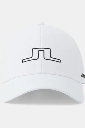 J Lindeberg Caden Golf Cap Sport Headwear Caps White