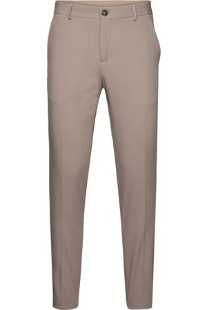 SELECTED Slhslim-Liam Trs Flex Noos Bottoms Trousers Formal Beige