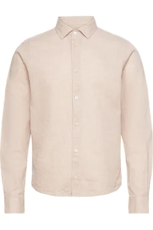 Clean Cut Jamie Cotton/Linen Shirt Tops Shirts Casual Cream