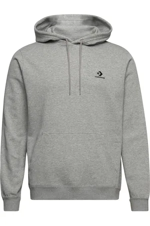 Converse Star Chev Emb Hoodie Ft Lakeside Blue Tops Sweatshirts & Hoodies Hoodies Grey
