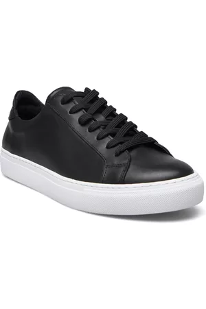 GARMENT PROJECT Type - Black Leather Low-top Sneakers Black