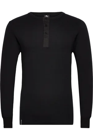 Dovre T-Shirt 1/1 Ærme/Stolpe Underwear Night & Loungewear Pyjama Tops Black