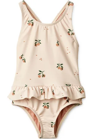 Liewood Amara Printed Swimsuit Badedragt Badetøj Cream