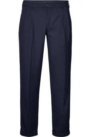 Clean Cut Lyon Xo Pleat Pants Bottoms Trousers Formal Navy