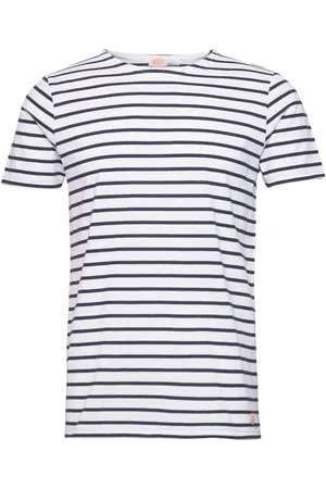 Armor.lux Breton Striped Shirt Héritage Tops T-Kortærmet Skjorte White