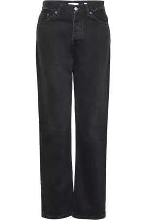 Dagmar Adele Denim Bottoms Jeans Straight-regular Black