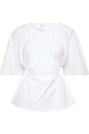 Stylein Jara Top Tops Blouses Short-sleeved White