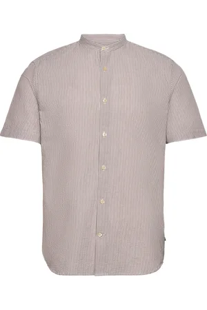 Matinique Matrostol China Ss Tops Shirts Short-sleeved Brown