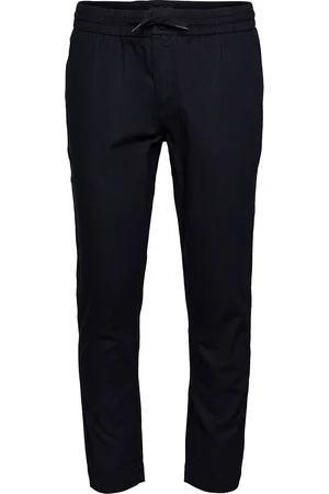 Clean Cut Barcelona Cotton / Linen Pants Bottoms Trousers Casual Blue
