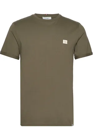 Les Deux Piece T-Shirt Tops T-Kortærmet Skjorte Khaki Green