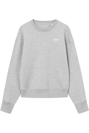 Cuera Relaxed Offcourt Crew Sport Sweatshirts & Hoodies Sweatshirts Grey