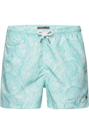 Morris Paisley Bathing Trunks Designers Shorts Blue