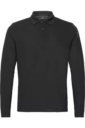 Sail Racing Spray Technical Ls Polo Sport Polos Long-sleeved Black