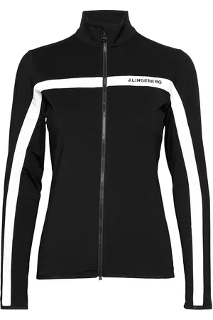 J Lindeberg Janice Mid Layer Sport Sweatshirts & Hoodies Fleeces & Midlayers Black