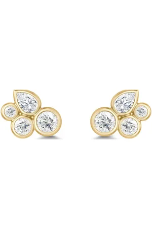 Julie Sandlau Treasure Mini Earstuds Accessories Jewellery Earrings Studs Gold