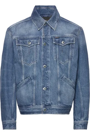 G-Star Flight Combat Jacket Ev Jakke Denimjakke Blue
