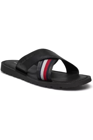 Tommy Hilfiger Mænd Sandaler - Hilfiger Criss Cross Sandal Shoes Summer Shoes Sandals Sort