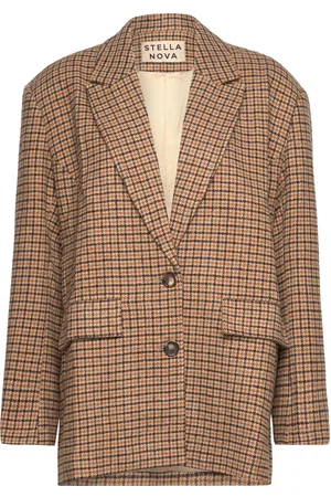 Stella Nova Louanna Blazers Single Breasted Blazers Brown