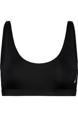 Nike Nike W Scoop Neck Bikini Top S Swimwear Bikinis Bikini Tops Bandeau Bikinitops Black