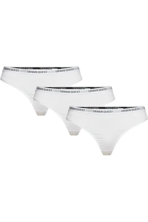 URBAN QUEST The Bamboo 3-Pack G-String G-streng Undertøj White