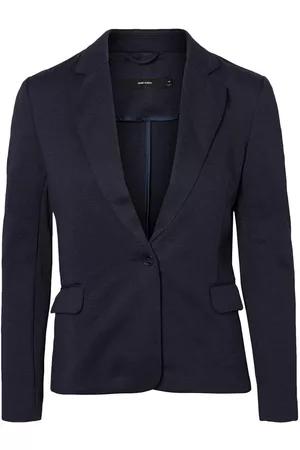 VERO MODA Vmjulia Ls Blazer Dnm Blazers Single Breasted Blazers Navy