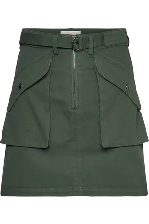 Holzweiler Brita Skirt Kort Nederdel Green