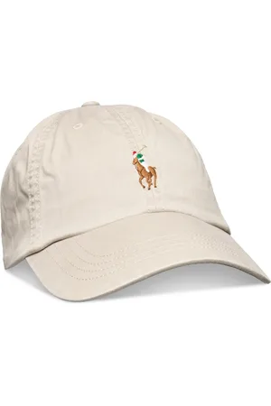 Ralph Lauren Stretch-Cotton Twill Ball Cap Accessories Headwear Caps Beige
