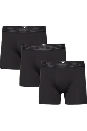 Dovre Tights 3-Pack Bamboo Boxershorts Black