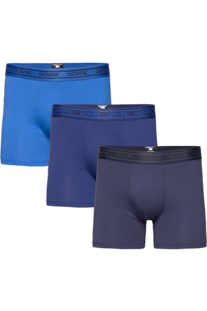 Dovre Tights 3-Pack Bamboo Boxershorts Navy