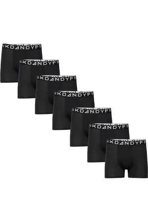 Frank Dandy 7-P Solid Tencel Boxer Boxershorts Black