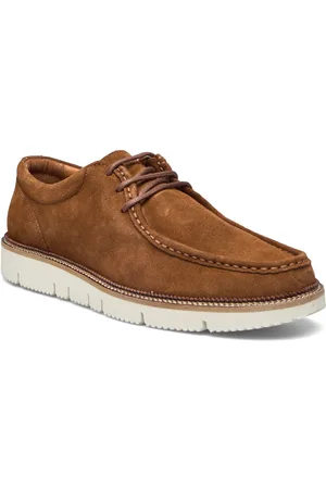 GARMENT PROJECT Eilo Vibram Low - Cognac Suede Sejlersko Sko Brown