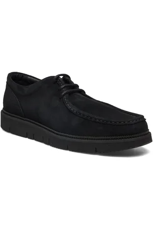 GARMENT PROJECT Eilo Vibram Low - Black Suede Sejlersko Sko Black
