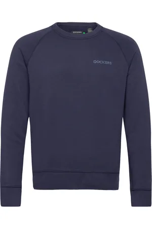 Dockers Original Crew Sweatshirt Tops Sweatshirts & Hoodies Sweatshirts Navy