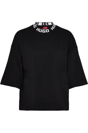 HUGO BOSS Dinaya Tops T-shirts & Tops Short-sleeved Black