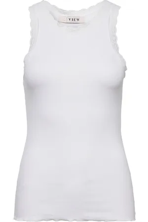 A-View Florine Tank Top Tops T-shirts & Tops Sleeveless White
