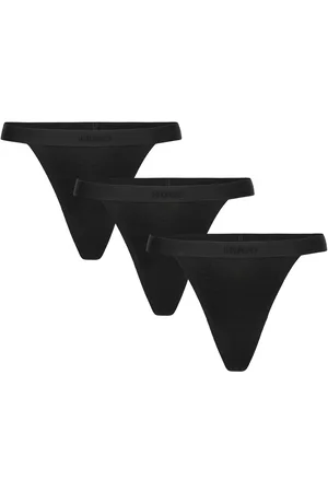 HUGO BOSS Triplet String Pure G-streng Undertøj Black