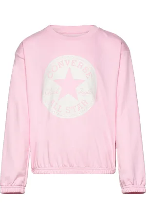 Converse Fw-Crew Sport Sweatshirts & Hoodies Sweatshirts Pink