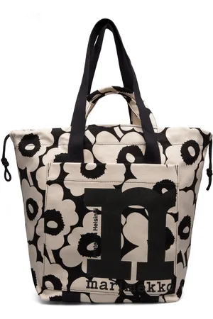 Marimekko Mono City Tote Unikko Bags Totes Black