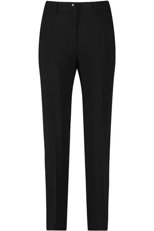 Gerry Weber Pant Cropped Bottoms Trousers Straight Leg Black