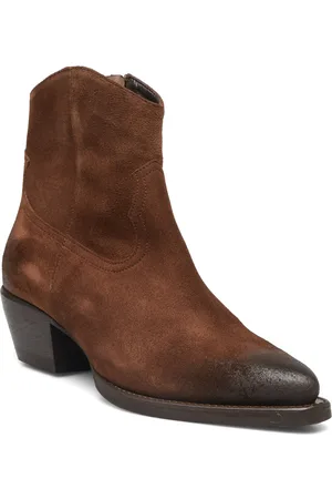 Billi Bi Booties Shoes Boots Ankle Boots Ankle Boots With Heel Brown